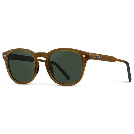 WMP Eyewear 'Scout' - WearMe Pro Men's Dune Brown/Smoke Green Lens