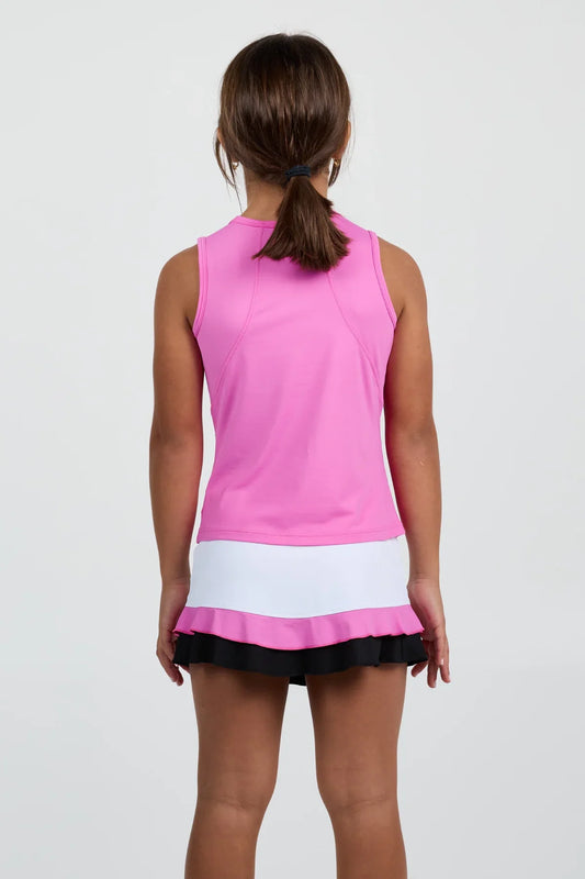 Sofibella Girl's Ace Tank - Pinkology 4062