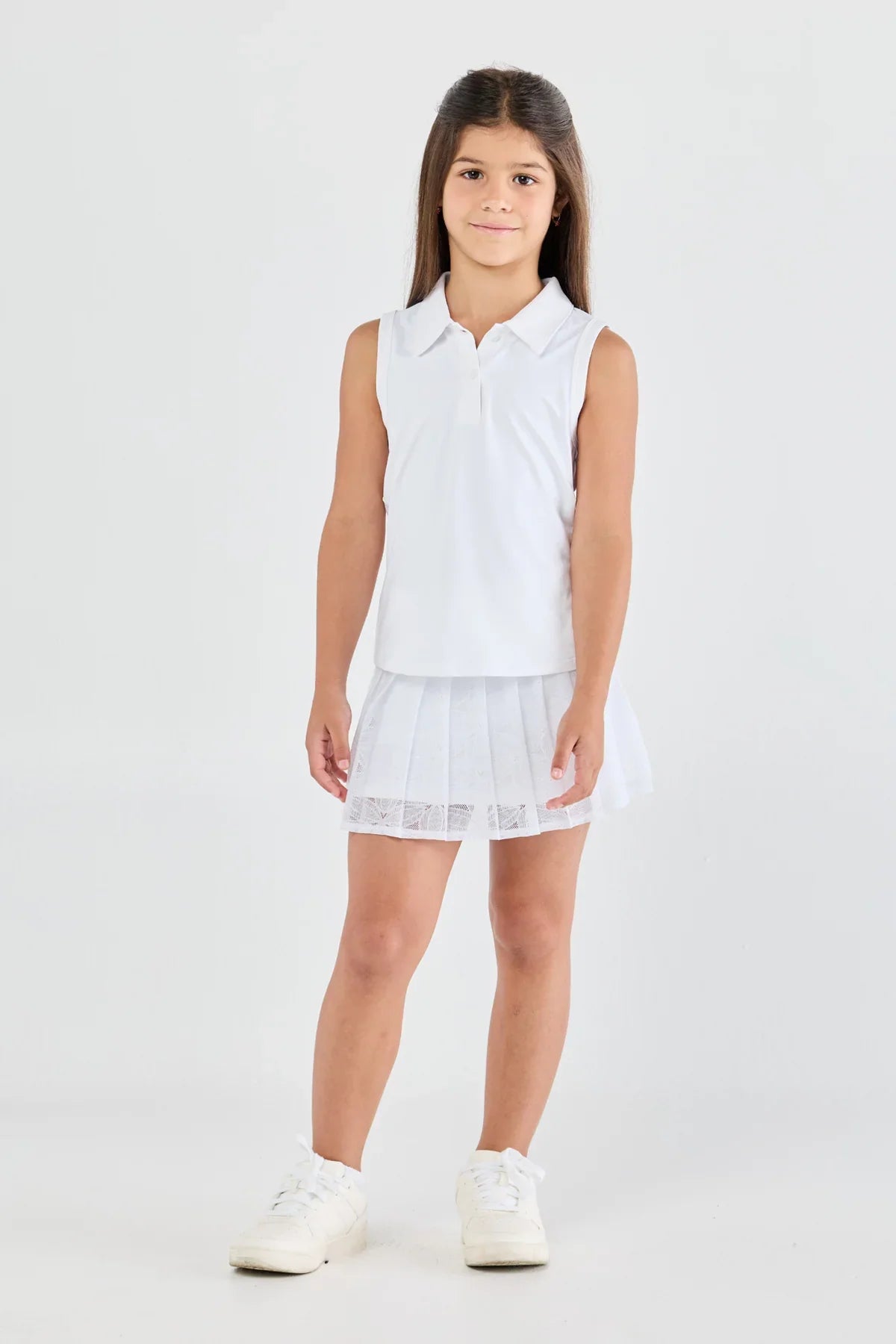 Sofibella Girl's Sleeveless Polo 4077