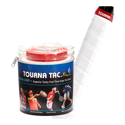Tourna Tac Tacky Feel Tennis Grip (30XL Grips) White