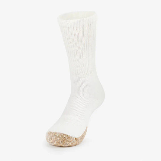 Thorlo Maximum Cushion Crew Tennis Socks - white/brown, white/grey, white/black