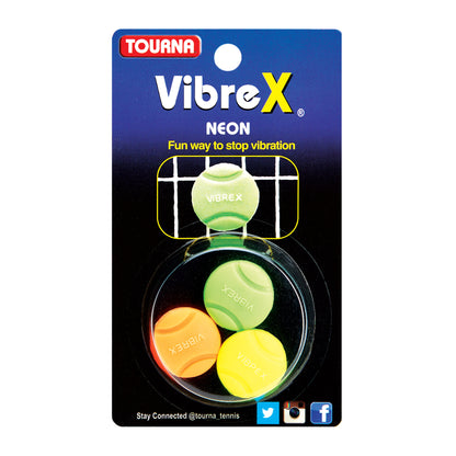 Tourna VibreX Neons - 3 Per Pack
