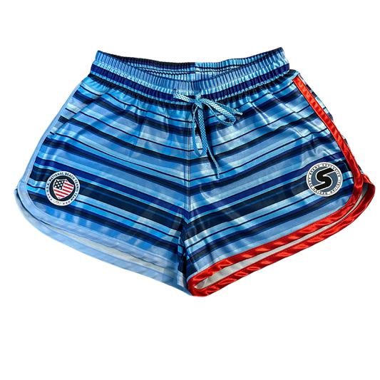 Women's Team USA Striped Shorts