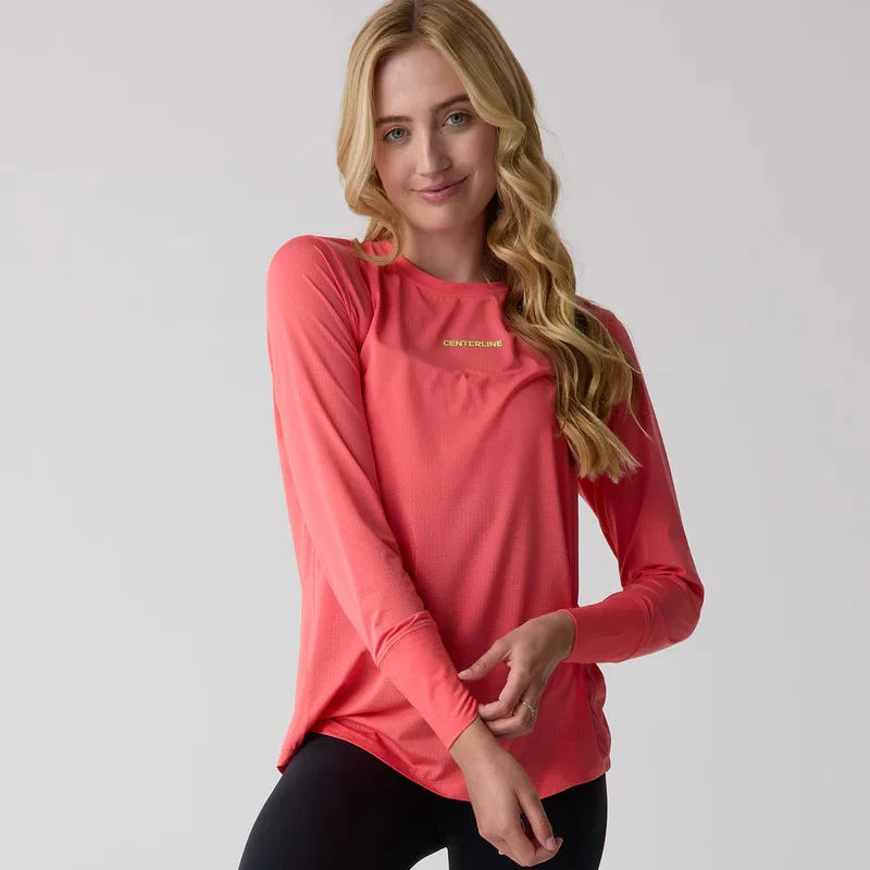Centerline Athletics AirLite™ Women's Long Sleeve _ Coral