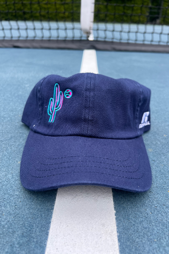 Embroidered Art on Cotton Dad Hat
