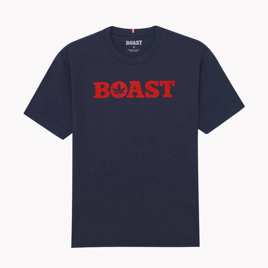 Boast Tee Heather Navy Red/White Blue