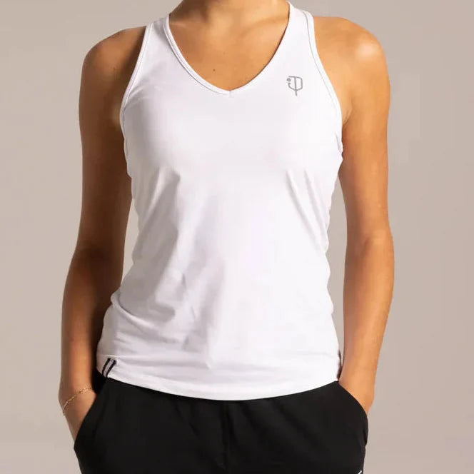 J.Pritchard Women's 5.0 Tank - Clubhouse White/Pritchard Geen/Bainbridge Blue/Pure Black
