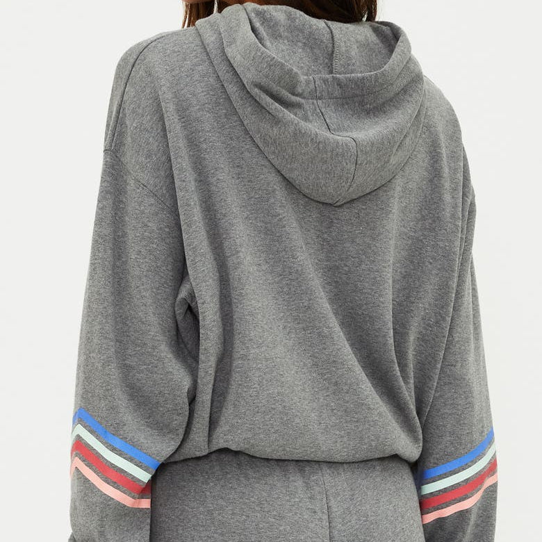 Beach Riot Dess Hoodie Horizon Heather Gray Soft Serve