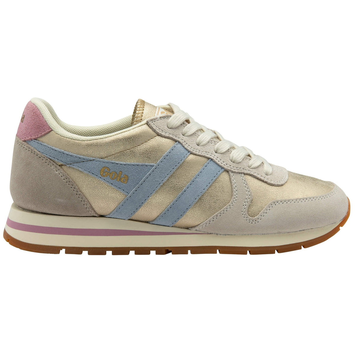 Gola Classics Women's Daytona Blaze Sneakers - Gold/Air/Candy and Gold/Cameo/Dark Brown