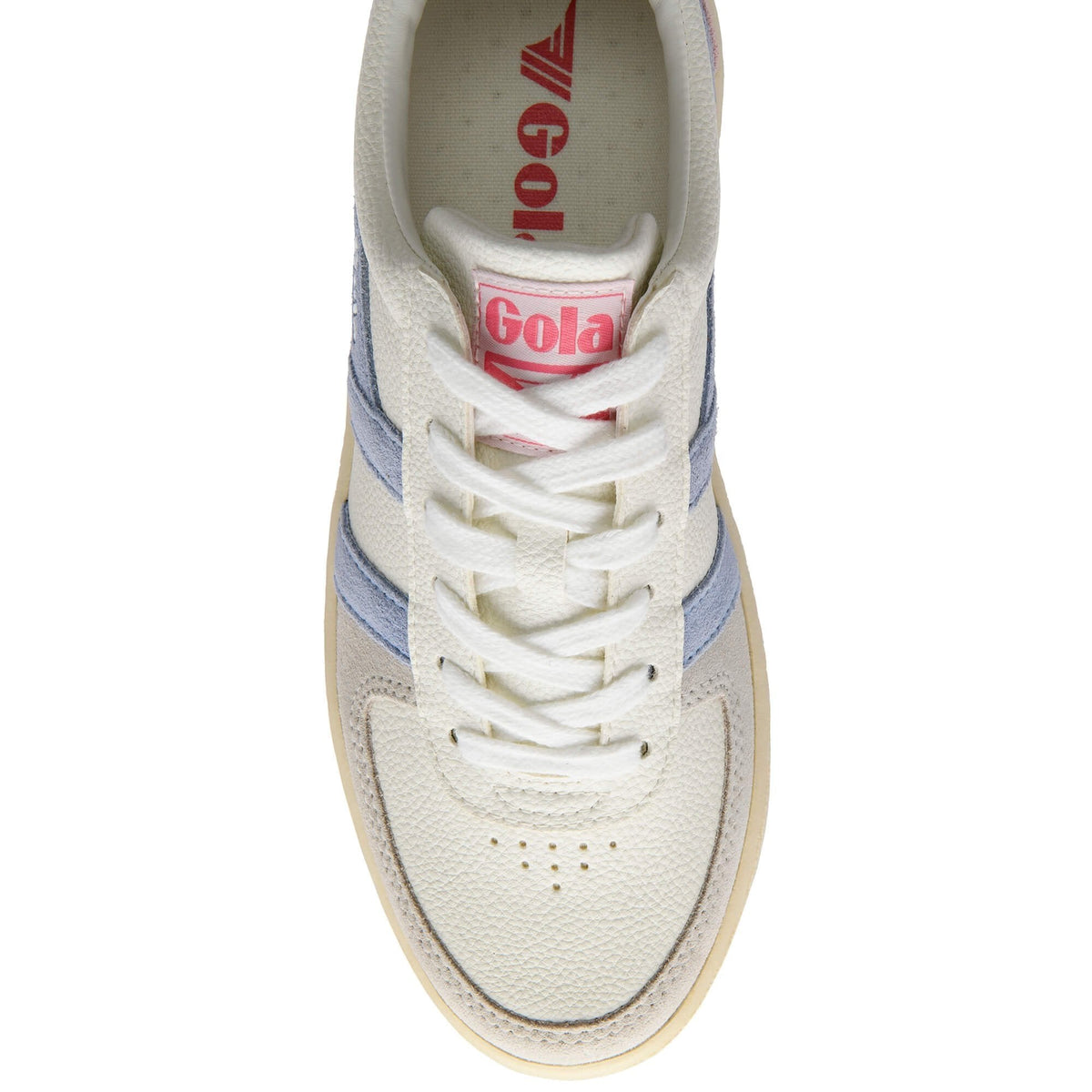 Gola Classics Women's Grandslam Trident Sneakers - White/Air/Fluro Pink