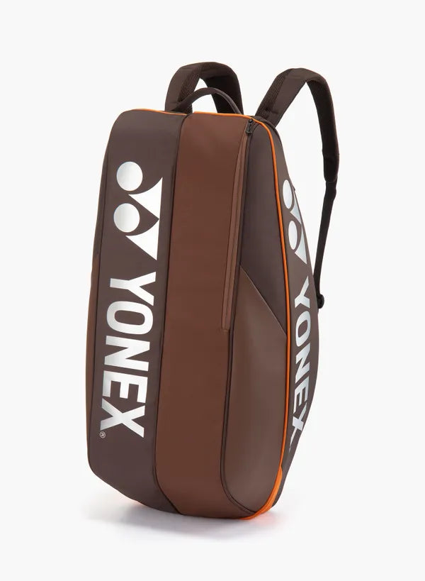 Yonex Pro Racquet 6 Pack Bag Espresso Brown