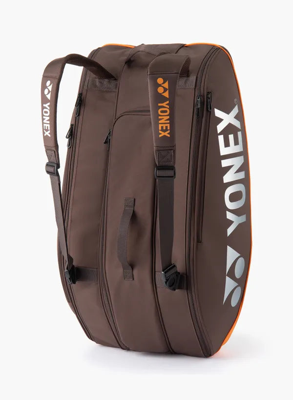 Yonex Pro Racquet 9 Pack Bag Espresso Brown