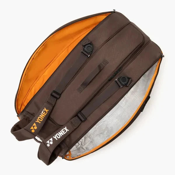 Yonex Pro Racquet 9 Pack Bag Espresso Brown