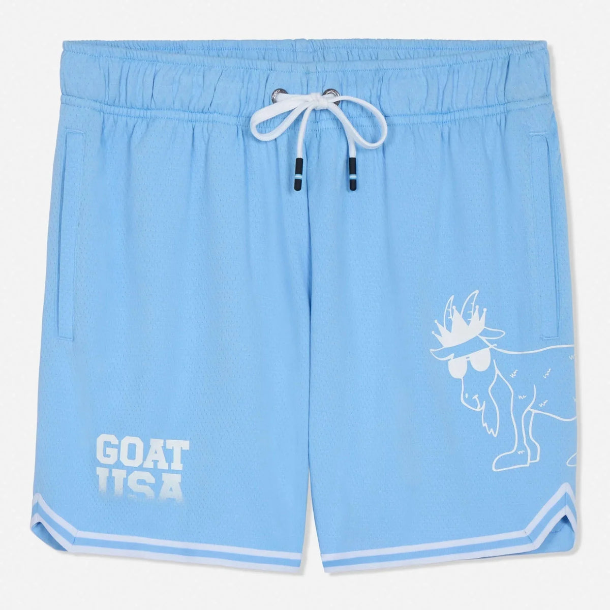 GOAT USA Big GOAT Mesh Shorts - Navy/Carolina Blue