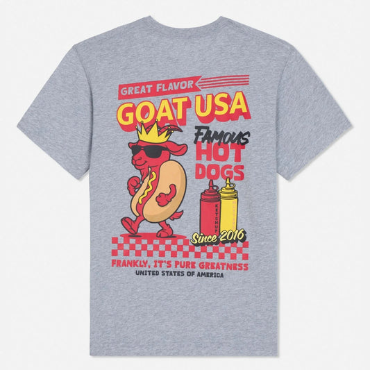 GOAT USA Famous Hot Dogs T-Shirt