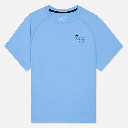 GOAT USA Athletic T-Shirt - Carolina Blue/Grey/Navy/Red