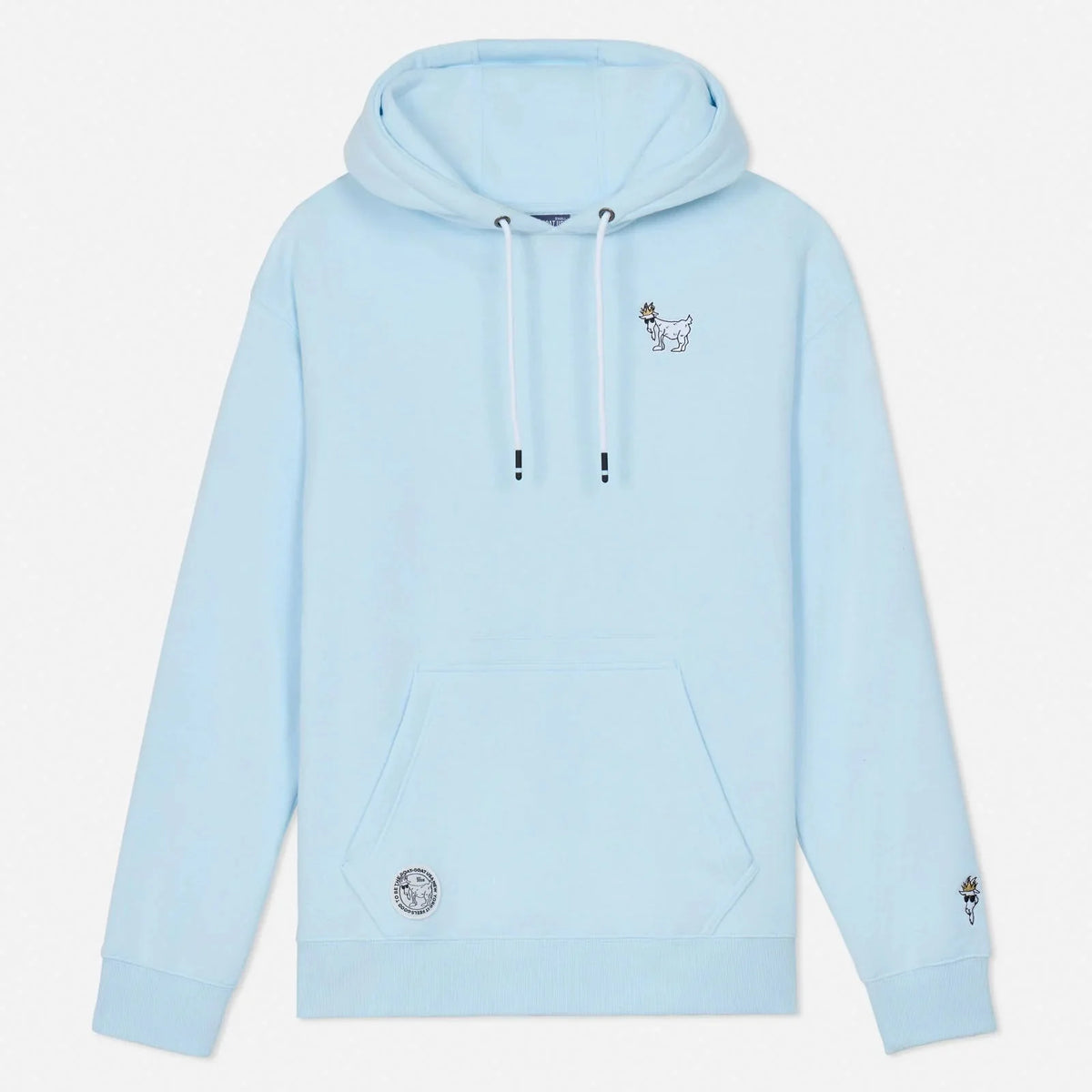 GOAT USA OG Hooded Sweatshirt Delicate Blue/Black/Light Grey/Pink/Periwinkle/Dark Grey/Cardinal Heather/French Blue/Carolina Blue