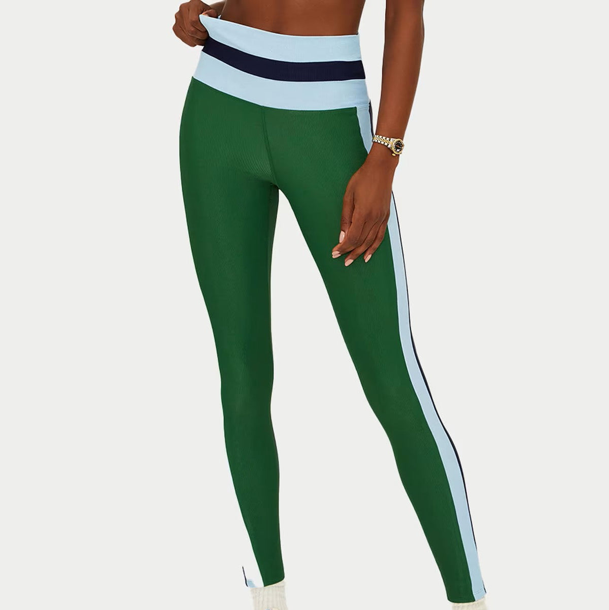 Beach Riot Mariella Legging Ivy Colorblock Small