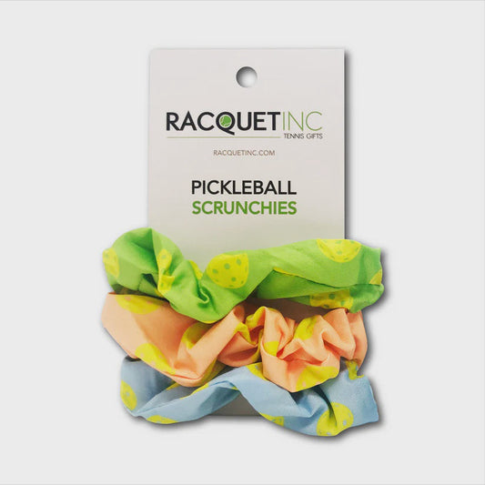 Pickleball Scrunchies Blue/Orange/Green Regular