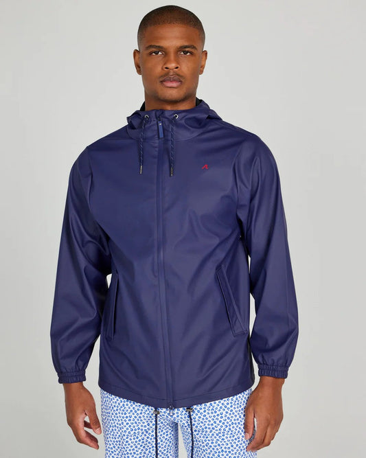 Redvanly Cloud Raincoat in Midnight Navy Medium