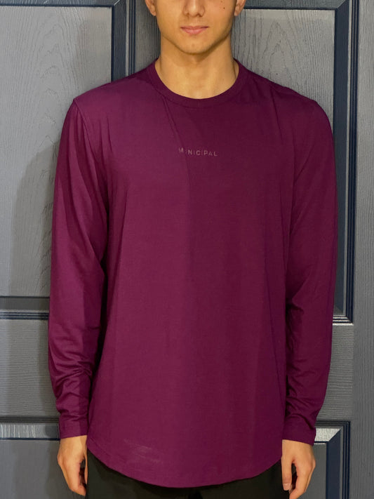 Municipal Sport Utility LS T-Shirt Dark Purple