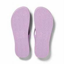 Archies Footwear Lilac Arch Support Flip Flops 9