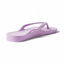 Archies Footwear Lilac Arch Support Flip Flops 9