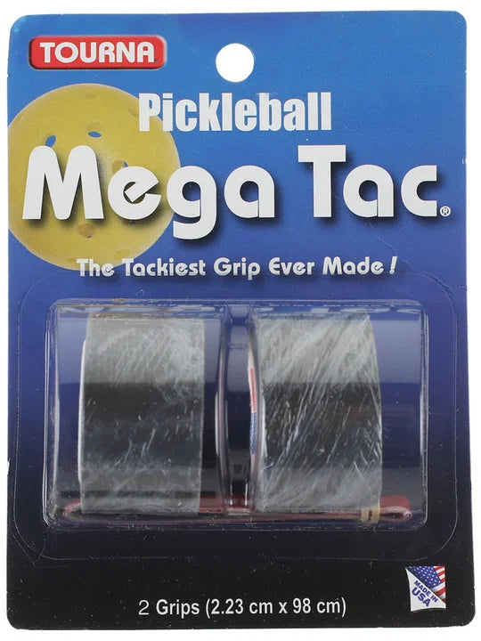 Tourna Pickleball Mega Tac - Black or Blue - 2 Pack
