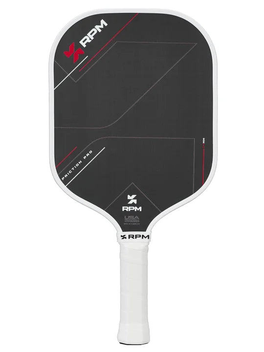 RPM Friction Pro Elongated Pickleball Paddle 14mm