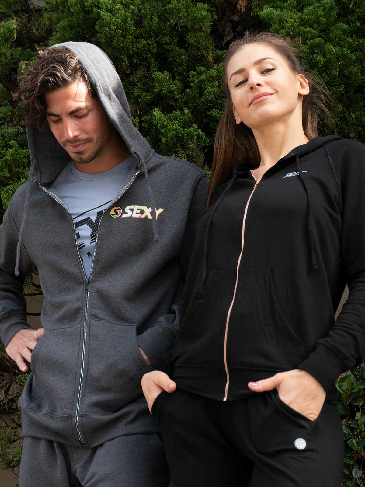 Softie Zip-Up Hoodie in Heather Gray