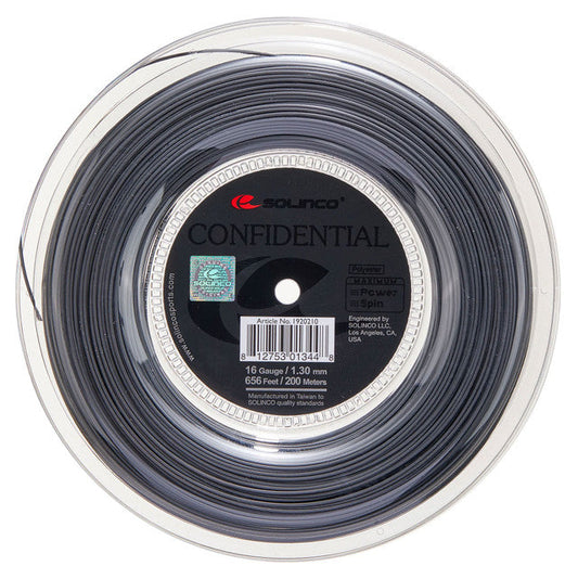 Solinco Confidential 16/1.30 Grey REEL