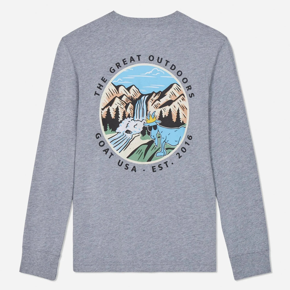 GOAT USA The Great Outdoors Long Sleeve T-Shirt
